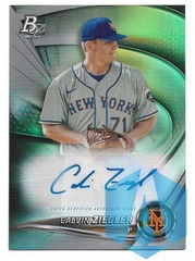 2022 Bowman Platinum Autograph #TOP65 Calvin Ziegler New York